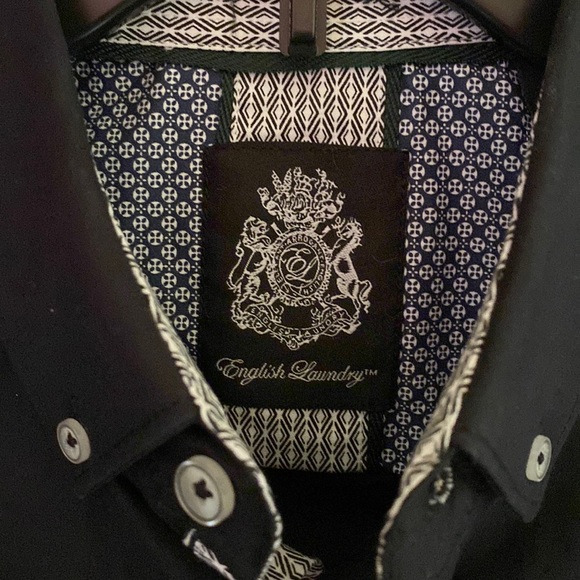 English laundry short sleeve black small nwt - Picture 2 of 3